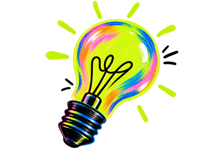 A lightbulb